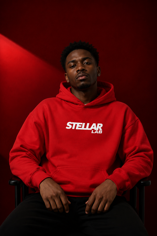 Essential Hoodie -  Rojo
