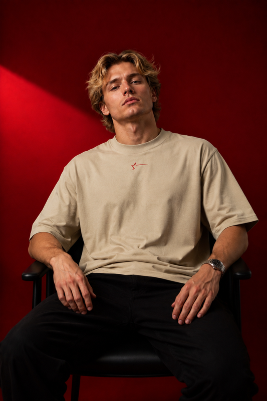 Signature Tee - Beige