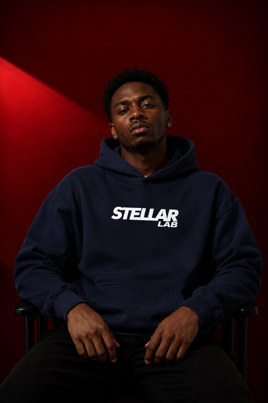 Essential Hoodie -  Azul Marino