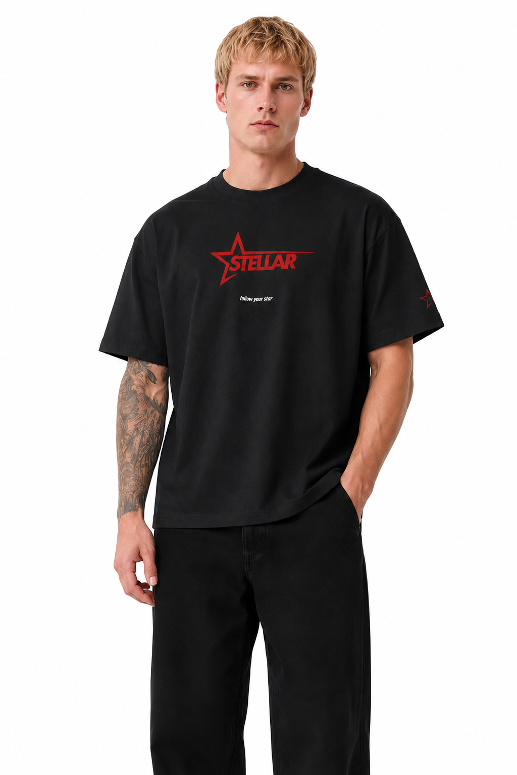 Origin Statement Tee - Negro