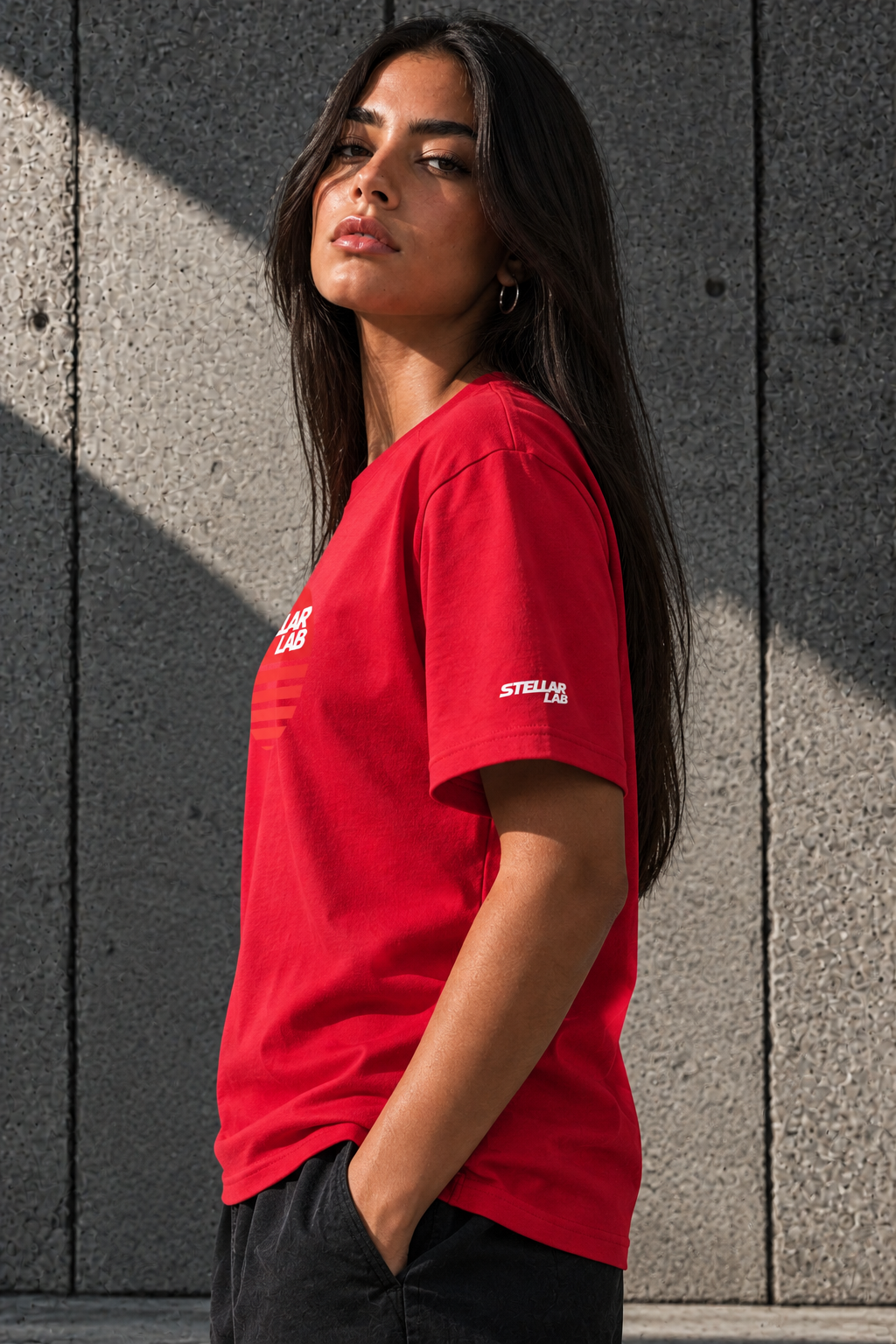 Stellar Orbit Tee - Red