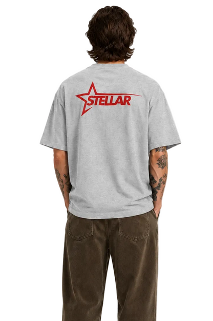 Signature Tee - Gris Jaspeado