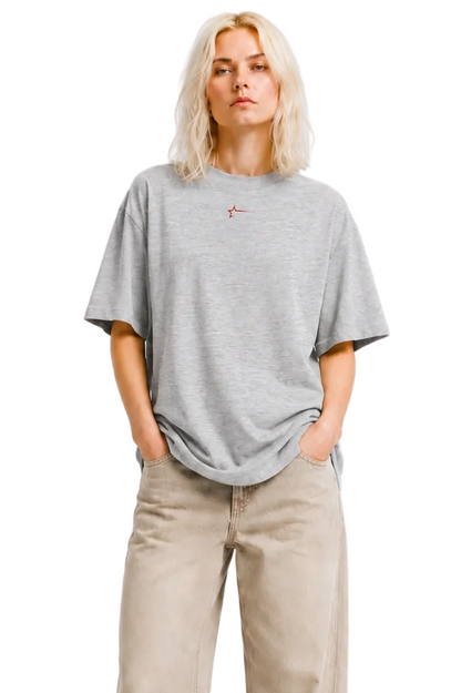 Signature Tee - Gris Jaspeado